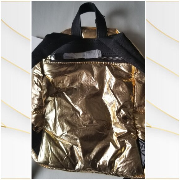 Desigual Gold Floral Backpack - Picture 4 of 16